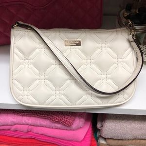 Used white Kate Spade small purse